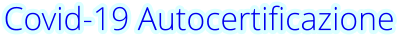 Covid-19 Autocertificazione